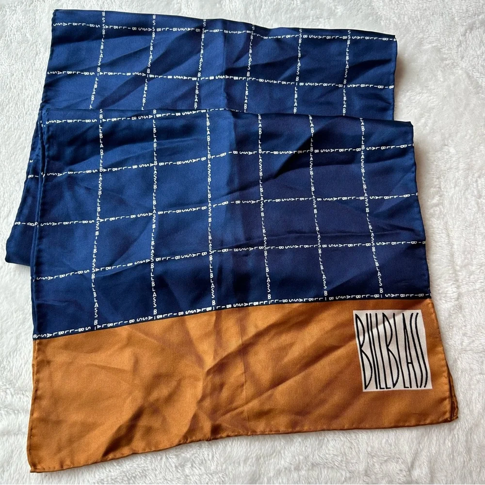 VINTAGE BILL BLASS SILK SCARF
